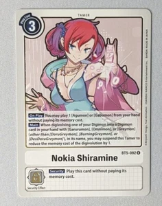 Digimon CCG Nokia Shiramine BT5-092 R Card - Picture 1 of 1
