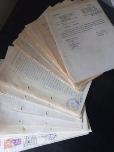 #647 Greece Hellenic Royal Airforce large archive of documents 1960's - Picture 1 of 7