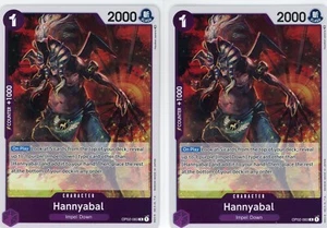 EINTEILIGES KARTENSPIEL PARAMOUNT WAR 2X HANNYABAL OP02-083 SELTENE FOLIE ENGLISCH - Bild 1 von 1