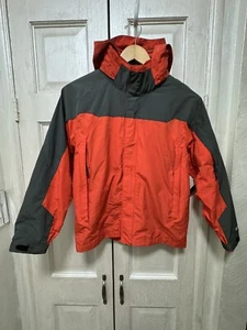 Gap Kids Boys L(10) Carrot Red Hooded Windbreaker Outdoor Jacket - Picture 1 of 16