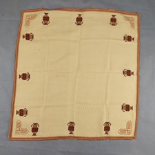 Bella tovaglia vintage ricamata a mano 75 cm/75 cm (29''x29'') #2160