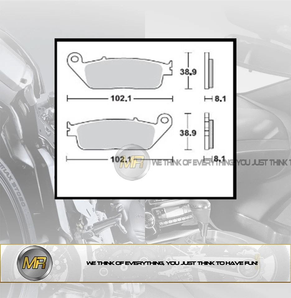 PASTILLAS DE FRENO DELANTERAS HONDA VT SHADOW ACE AERO C2 C3 1100 DE 1995 A 1998 FRENO Foto 1 de 1