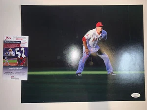 Mike Trout Signed Autographed 11x14 PHOTO Los Angeles Angels RARE JSA Authentic - Picture 1 of 4