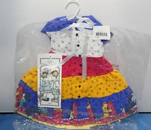 Daisy Kingdom "Nine Lives Cats 3 Tiered Hooded" Doll Dress Fits 17-19" NEW~ T2#2 - Picture 1 of 6