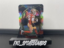 2022 Select George Kittle Concourse Black & Red Prizm Die-Cut Prizm #5 49ers