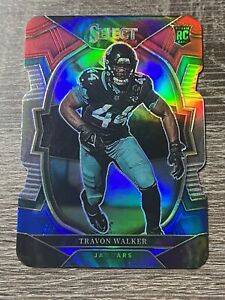 2022 Travon Walker Panini Select Football Blue Red Die Cut Rookie Concourse #42