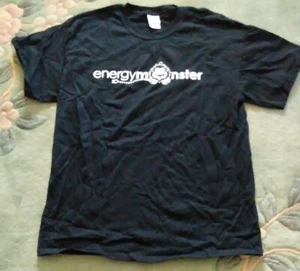 Herren (oder Damen) Gildan Black EnergyMonster T-Shirt - Gr. L **NEU OHNE ETIKETT*** - Bild 1 von 3
