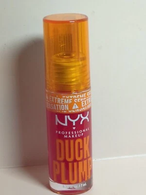Brillo de labios NYX Duck Plump 19 CHERRY SPICE NUEVO/tamaño completo/rojo transparente Foto 1 de 3