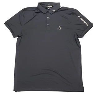 Camisa Polo de Golf J.Lindeberg Tour Tech Calce Regular XX-Grande Poliéster Azul Marino - Imagen 1 de 10
