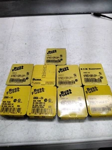 NEW Lot 9 Bussmann Fuses Pt# Abc-2,abc-5,agc-2,agc-10,gma-1a,gma-2a FREESHIPPING - Picture 1 of 7