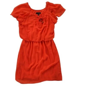 Jodi Kristopher Dark Orange Dress - Picture 1 of 8