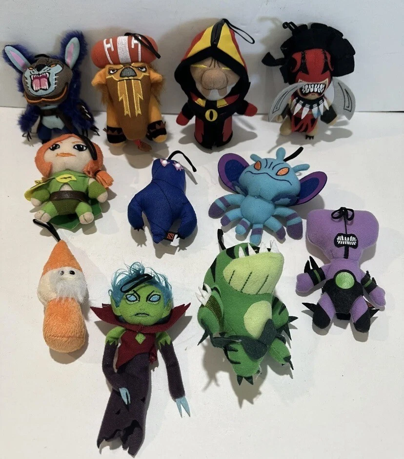 Lote De 11 Dota 2 Micro Válvula De Peluche Vapor Overwatch Micro Peluche Juguete Llavero Foto 1 de 1