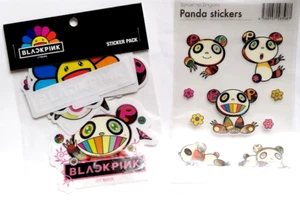 Takashi Murakami X BLACKPINK Panda Stickers Kaikai kiki Tonari no Zingaro Japan - Picture 1 of 16
