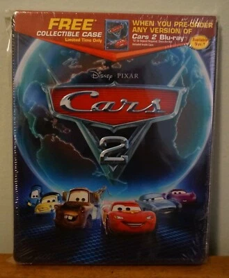 New! Disney's Pixar "Cars 2"  Ironpack G2 SteelBook Preorder Case [No Movie] - Image 1 of 3