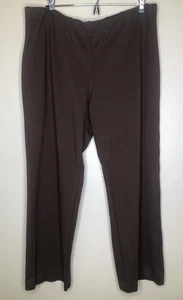 Coldwater Creek Strickhose 1X braun Pull-On Gummibund knöchellang weich - Bild 1 von 6