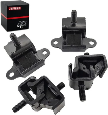 Front & Rear Motor Engine Mounts Kit For Yamaha Golf Cart G2 G8 G9 G14 1985-1995 Foto 1 de 4