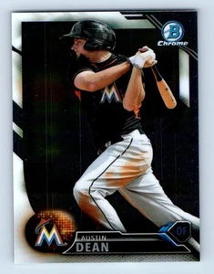 2019 Bowman Chrome Prospects ! Austin Dean Miami Marlins #BCP146 - Picture 1 of 2