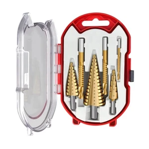 Set 3X(6 Pezzi Pagoda Rivestito in Titanio Trapano Seghetto Lavorazione Legno Foro9367 - Foto 1 di 6
