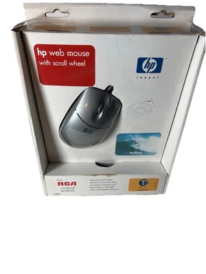 HP Web Mouse with Scroll Wheel USB or PS/2 Model H7003 from RCA, factory sealed - Image 1 of 4