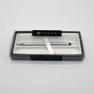 Pluma Estilográfica Cross Stylo Plume Cromo Poli AT0086DC-74MS Foto 1 de 4