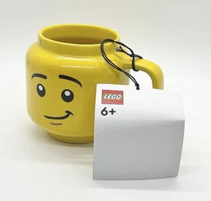 2019 Lego Kopf Mini Figur lächelnd gelb Kaffeebecher 255 ml/8,5 Unzen - Bild 1 von 7