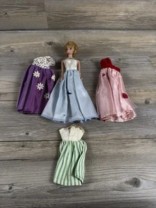Barbie Vintage 1962 Midge Taglio a Bolla Capelli Biondi Rossastri Occhi Blu Mattel - Foto 1 di 14