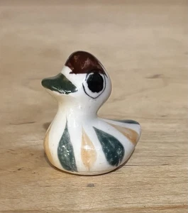 Tonala Mexico Miniatur Ente Schmuck Figur - Bild 1 von 5