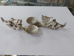 Set of 2 Dragon Chopstick Holder Chinese Utensil Rest !! - Picture 1 of 17