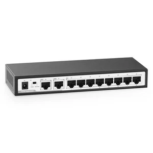 10 Port Gigabit Ethernet Switch, 8 x 100/1000Mbps Ports, 2 Gigabit Uplink, Su... - Picture 1 of 7