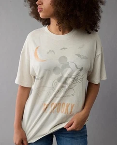 American Eagle Women’s Oversized Mickey Mouse Graphic T-Shirt Size XXL - Picture 1 of 5