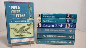 7 Peterson Field Guides Wildflowers x3, , Ferns, Trees & Shrubs, Insects, Birds - Picture 1 of 12