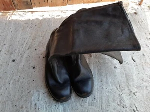 Soviet russian calfskin officer army boots size 41 C (262) new medium - Picture 1 of 11