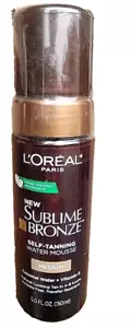 Loreal Paris Sublime Bronze Medium Self-Tanning Water Mousse 5.fl oz - Picture 1 of 3