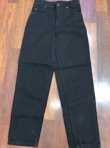 vintage usa made LEVI Strauss girls 31350 4159 Black jeans 10 REG / 24 x 25 NWOT - Picture 1 of 5