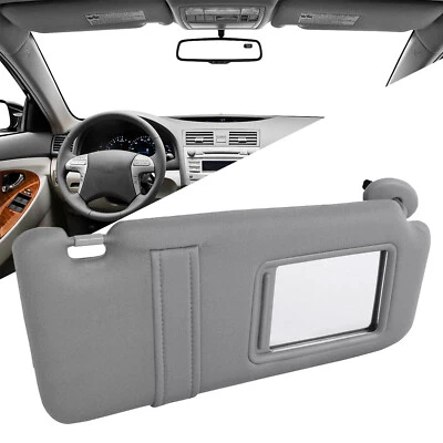 For Toyota Camry 2007-11 Passenger Side Gray Sun Visor Sunshade With Sunroof Foto 1 de 4