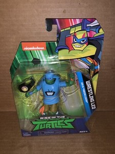 Rise Of The Teenage Mutant Ninja Turtles Wrestling Leo AKA Neon Leon Figure New