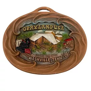 Opryland USA Grand Ole Opry Nashville Tennessee Vintage Keramik Wandbehang - Bild 1 von 8