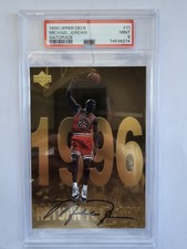 1998 Upper Deck Michael Jordan Gatorade #11 Jumbo GOLD Foil - PSA 9 (Low POP)