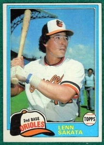 Lenn Sakata - 1981 Topps #287 - Baltimore Orioles Baseball Card - Picture 1 of 2