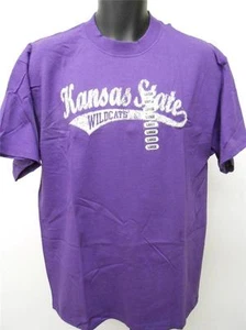 New Kansas State Wildcats Adult sizes L-XL Purple Shirt by Soffe - Picture 1 of 1