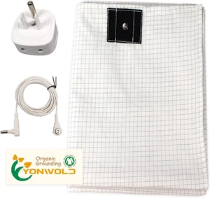 Organic Grounding Sheet 10% Silver for Bed Sleeping Therapy with Safest Ground A - Picture 1 of 12