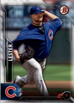 2016 Bowman #17 Jon Lester Chicago Cubs - Image 1 of 2