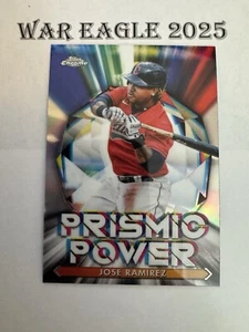 Jose Ramirez 2021 Topps Chrome Prismic Power Insert card #PP-9-Cleveland Indians - Picture 1 of 2