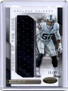 2016 Panini Certified Fabric of the Game Football Card #35 Khalil Mack - 15/99 - Picture 1 of 2