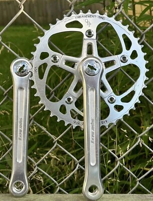 Juego de bielas Sugino Super Maxy 170 de colección Old School BMX bielas turbina 44T años 80 Foto 1 de 4