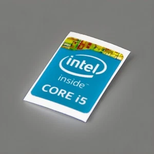 INTEL CORE i5 Blau Sticker LOGO Aufkleber Intel inside CORE i5 Blue Lang - Afbeelding 1 van 12
