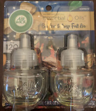 Air Wick Starter Kit Hibiscus Blooming Orchids Essential Oils Scented 5 Refills