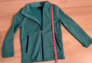 Spyder blue full zip jacket size m 10/12 girl's kid's - Picture 1 of 5