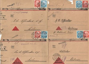 Germany. Lot of four postal items.  Rare. GE4.(BDR/ENV) - Picture 1 of 1