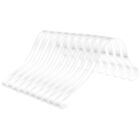 10 Pcs Acrylic Shoe Racks Womans Sandals Clear Perspex Display Inserts